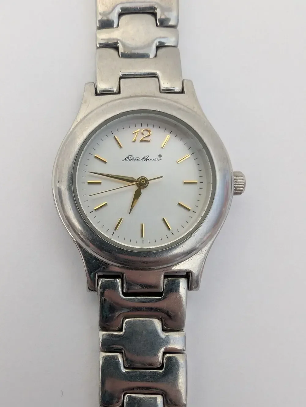 Eddie Bauer Ladies Stainless Steel Watch 5 ATM Water Resist Miyota Japan Movt
